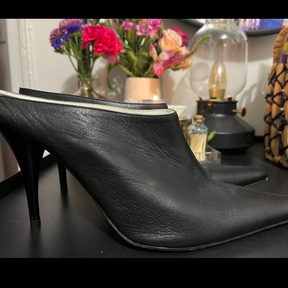 Celine Pointed Mules - image 1